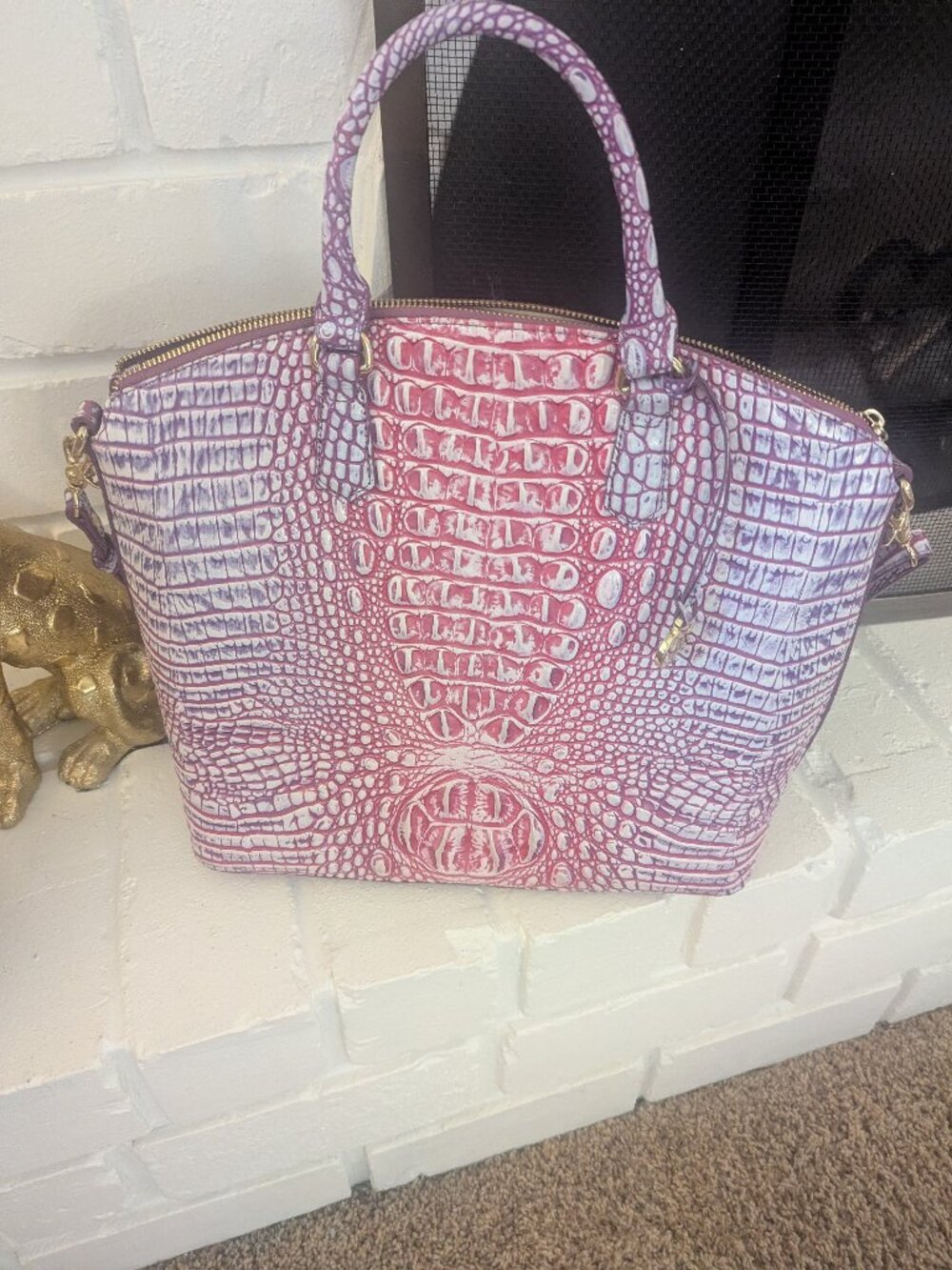 Large Brahmin Duxbury Satchel
